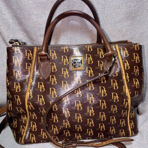 Dooney & Bourke Brown Monogram Bag